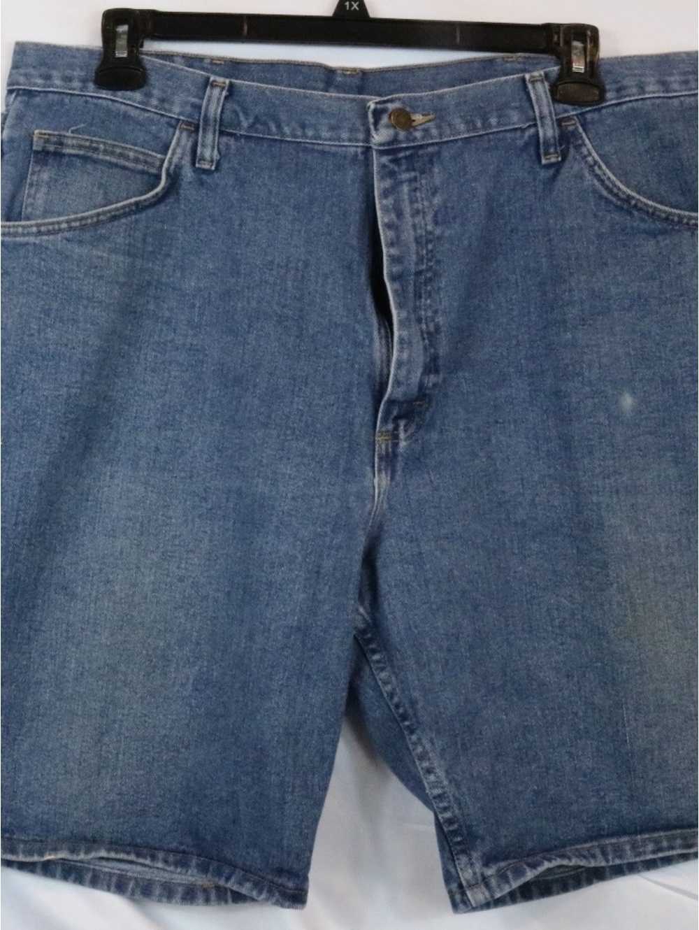 WRANGLER Shorts Size 40 Men’s Blue Jean Denim Relaxed Fit Cotton Rugged 606W1DH